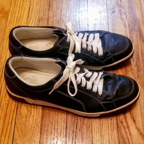 Cole Haan | Nike Air | Men's | Leather | Lace Up | Sneaker | Blk | Size: 10.5M - Picture 2 of 16